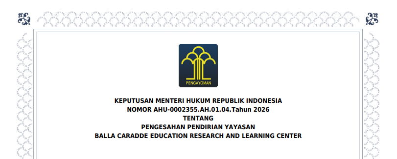 SK Kemenkumham Balla’ Caradde